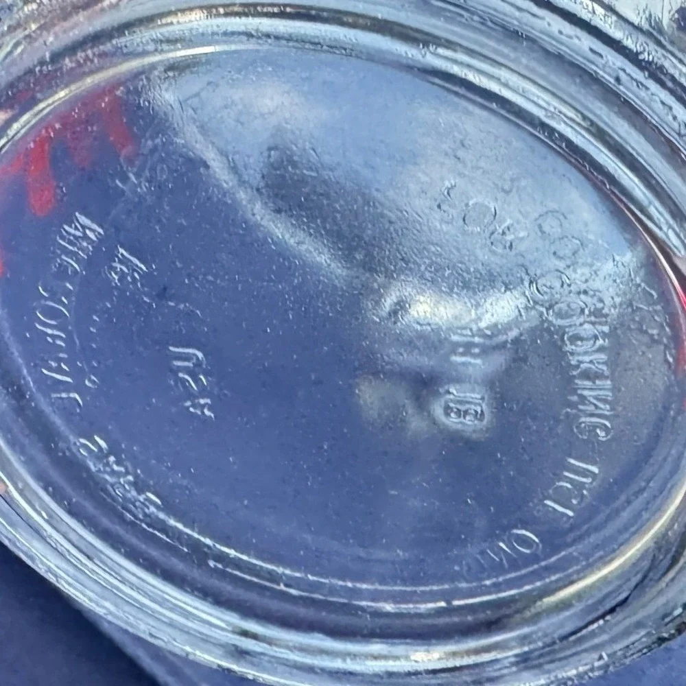 Anchor Hocking Vintage 2‎ Cup Glass Measuring Cup Red Lettering USA Made 500ml